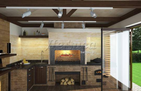 Построить барбекю из кирпича в москве