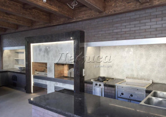 Беседка с барбекю «Николина гора»