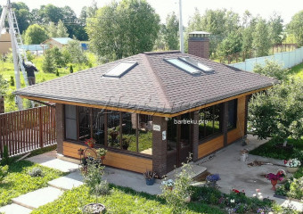 беседка барбекю