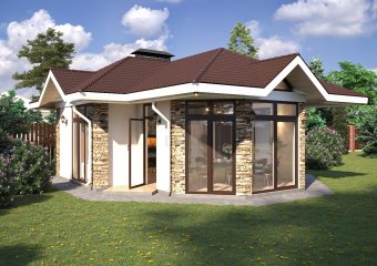 Беседка с барбекю