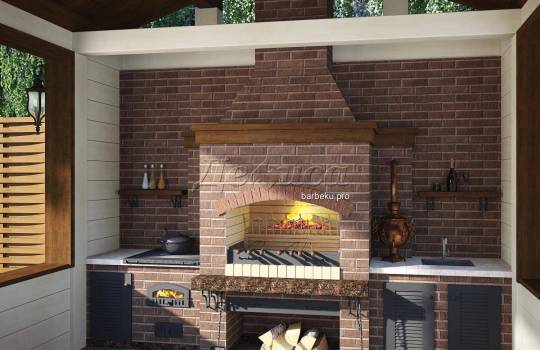 Построить барбекю из кирпича в москве