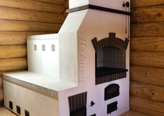 Русская печь с лежанкой