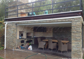 Беседка с барбекю «Грин Хилл»