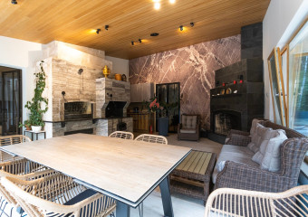 барбекю и камин