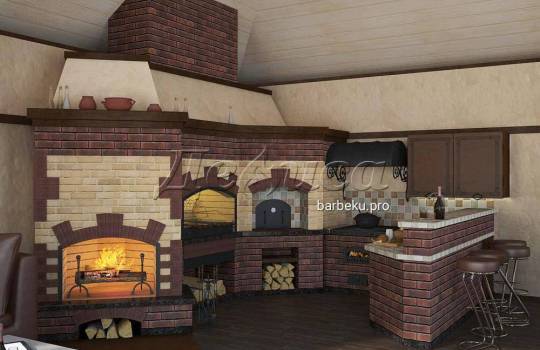 Построить барбекю из кирпича в москве
