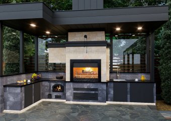 Барбекю комплекс с навесом «Нордик»