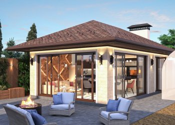 Беседка с барбекю