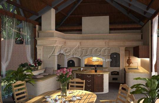 Построить барбекю из кирпича в москве