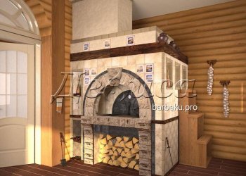 русская печь с лежанкой