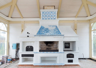 барбекю в изразцах