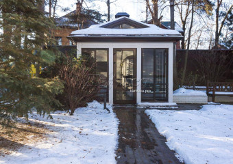 беседка с камином