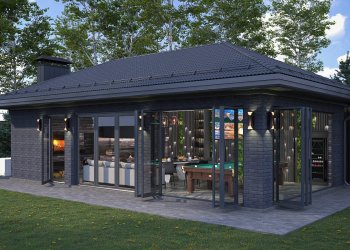 Беседка с барбекю