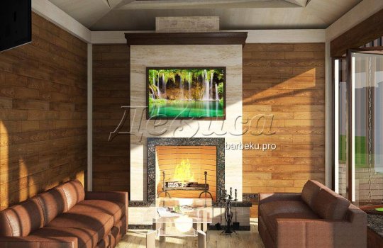 камин дровяной