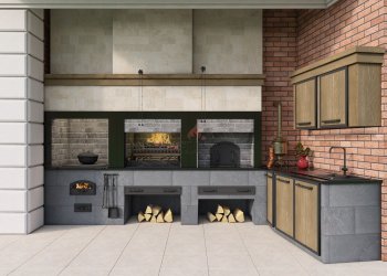 Печной комплекс барбекю «Раздоры»