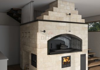 русская печь с лежанкой