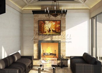 камин дровяной