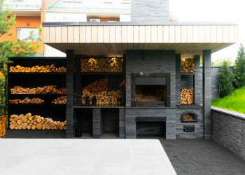 барбекю с навесом