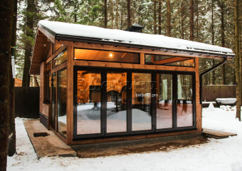 беседка барбекю