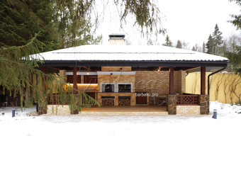 Беседка барбекю