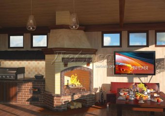 угловой камин