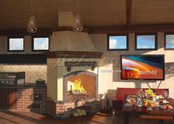 угловой камин