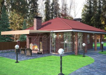 беседка антей