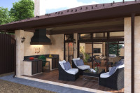 Беседка с барбекю «Поповка»