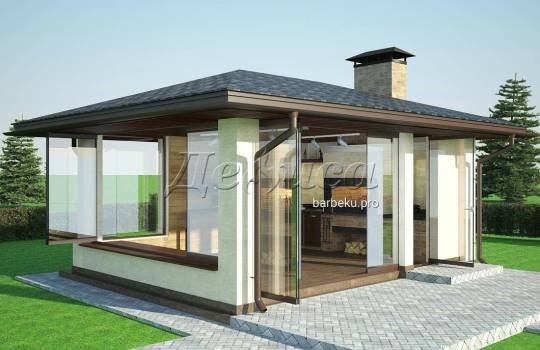 Построить барбекю из кирпича в москве