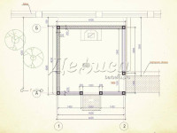 план беседки