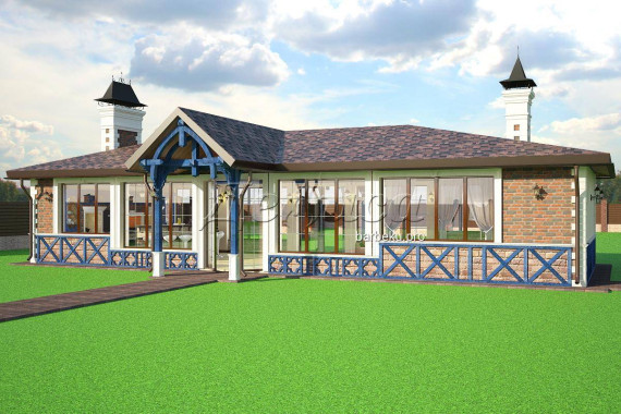 Беседка с барбекю «Выкопань»