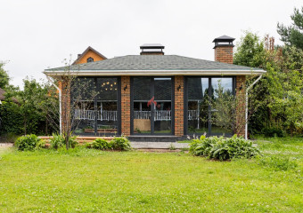 беседка с камином