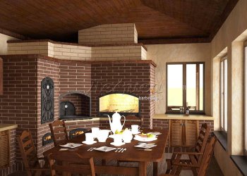 угловой барбекю