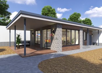 беседка с барбекю