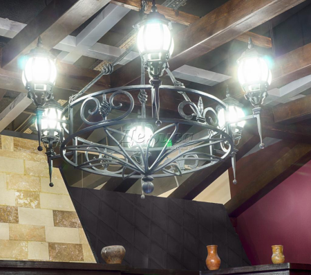 Люстра кованая