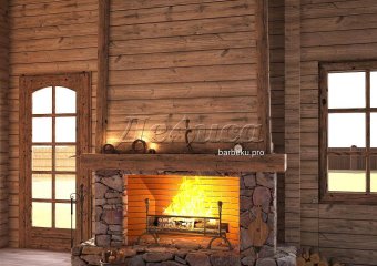 камин дровяной