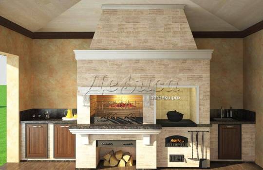 Построить барбекю из кирпича в москве