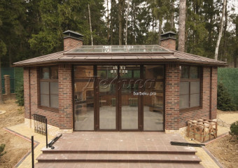 беседка барбекю