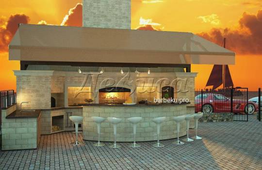 Построить барбекю из кирпича в москве