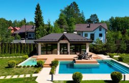 беседка с бассейном