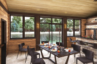 Беседка с барбекю и камином «Каменка»