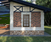 Беседка с барбекю «Довиль»