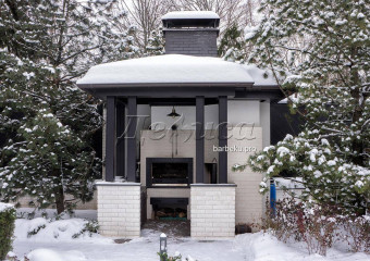 барбекю с навесом